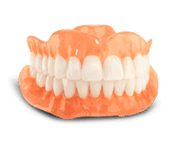 Physical full dentures model