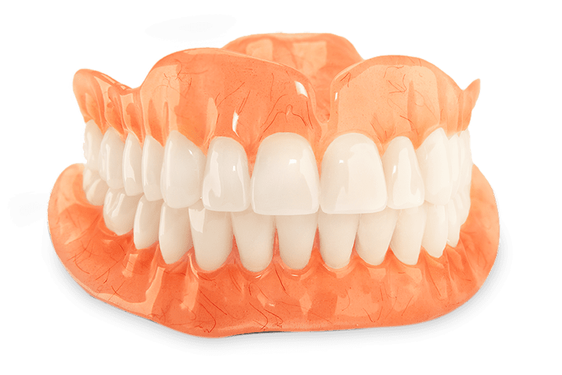 Full top and bottom set dentures from Cape Dental